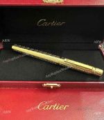 High Quality Replica Cartier Santos de Roller ball Pen Yellow Gold